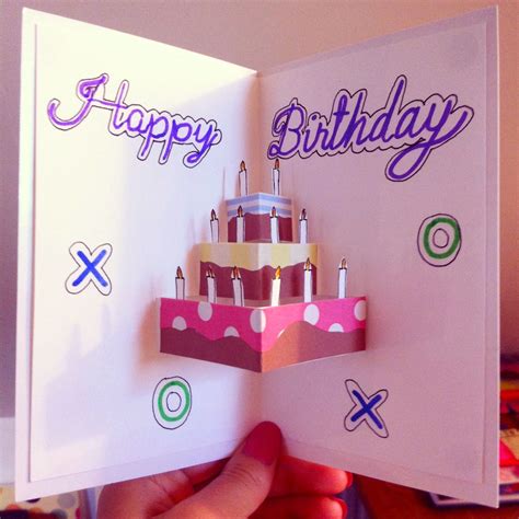 Pop-Up Birthday Card / For The Starry Nights | Cool birthday cards, Birthday cards diy, Grandma ...