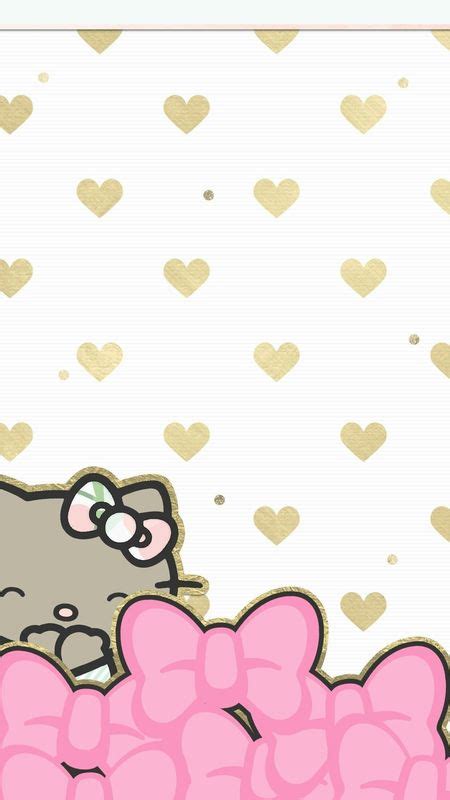 Hello Kitty Pink Bow Wallpaper