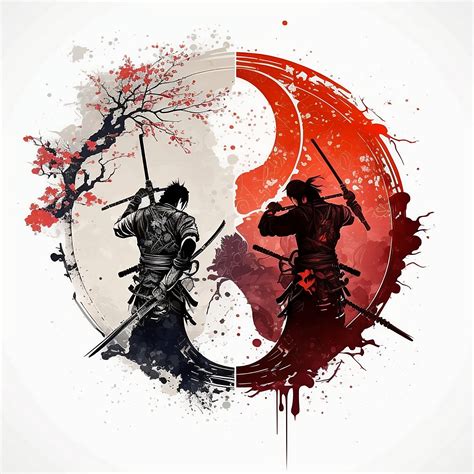 Samurai Tattoo Design PNG File Download High Resolution - Etsy