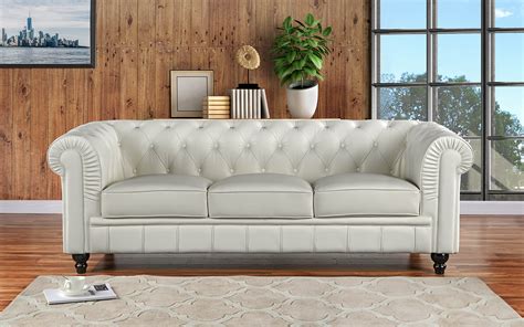 Divano Roma Furniture Classic Sofas, Large, Off-white- Buy Online in Kuwait at desertcart.com.kw ...