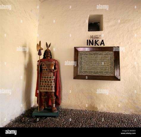 Statue at the Entrance to the Inca Museum, Cusco, Peru, South America Stock Photo - Alamy