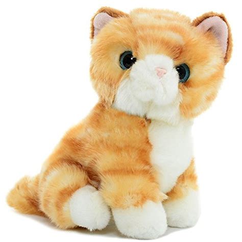 Lazada Realistic Stuffed Yellow Cat Baby Animal Dolls Kids Plush Toys 7'' | Animal dolls, Kids ...