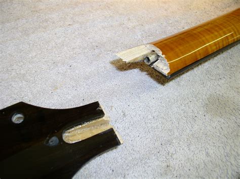 Guitar Neck Repair On An Archtop Guitar