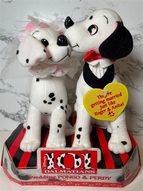 101 Dalmatians Stuffed Plush Wedding Pongo Perdy Perdita 1996 Mattel Disney | Mercari in 2022 ...