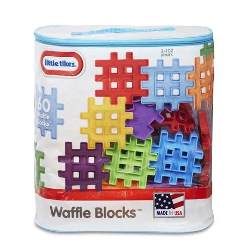 Little Tikes Waffle Blocks 60 pc Bag - Walmart.com - Walmart.com