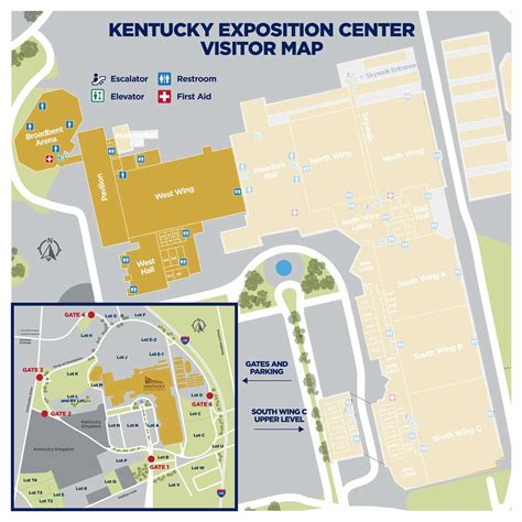 Kentucky Exposition Center Main Map | KYANA SWAP MEET