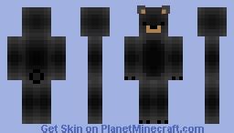 Black bear Minecraft Skin