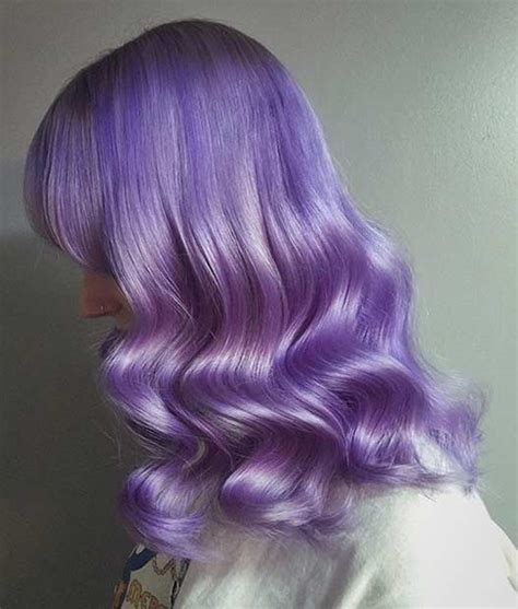 25 Beautiful Lavender Hair Color Ideas - StayGlam