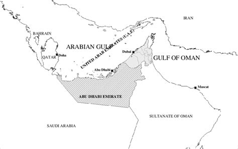 Location of Abu Dhabi Emirate. | Download Scientific Diagram