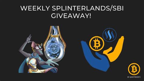 Best P2E games - Giveaway (2 Splinterlands Cards or 2 SBI shares) | PeakD : r/Splinterlands