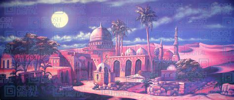 Arabian Nights Projected Backdrops - Grosh Digital