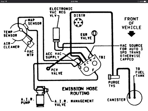 Chevy S10 Vacuum Hose Replacement