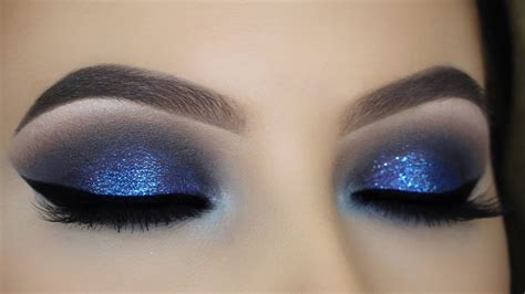 Dark Blue Smokey Eye Makeup Tutorial | Saubhaya Makeup