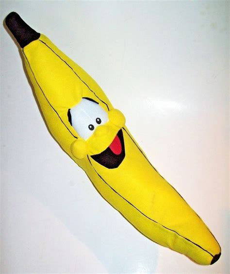 21" Plush Stuffed HAPPY BANANA Toy Factory Smiling Laughing Fun Fruit Gag Gift #ToyFactory ...