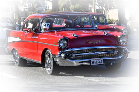 57 Chevy Restored Car Free Stock Photo - Public Domain Pictures