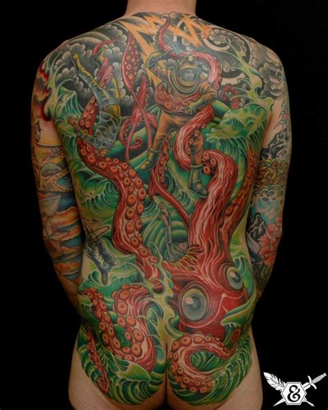 30 best Big Octopus Tattoo images on Pinterest | Tentacle tattoo, Tatoos and Octopus tattoos