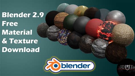 Blender 2.9 Free Material & Texture Download 🎁( Pack 1 )🎁 - YouTube