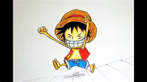 Luffy One Piece Drawing Chibi