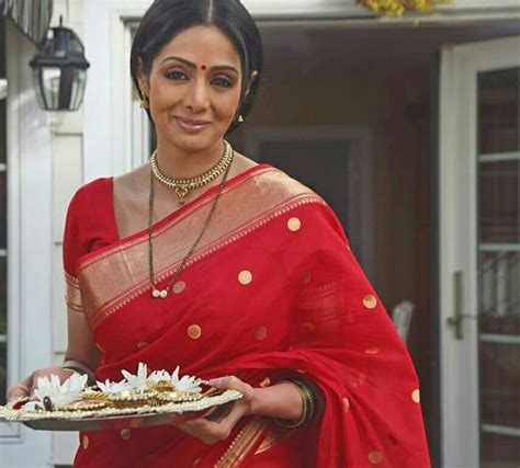 Sridevi -English vinglish | Wedding saree indian, Saree, Indian fashion ...