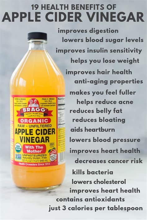 Braggs Apple Cider Vinegar Nutrition Facts | Besto Blog