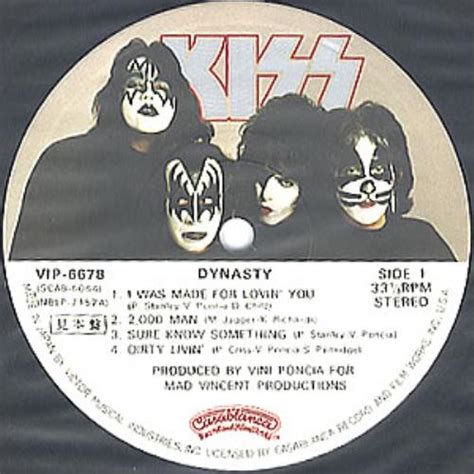 Kiss Dynasty Japanese Promo vinyl LP album (LP record) (356051)