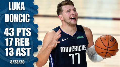 Luka Doncic highlights: historic triple-double in Game 4 vs. LA Clippers | 2020 NBA Playoffs ...