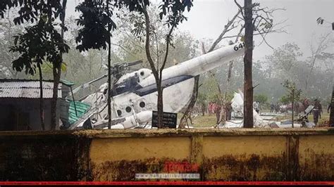 Bangladesh Air Force Mi-17 crash leaves 4 injured