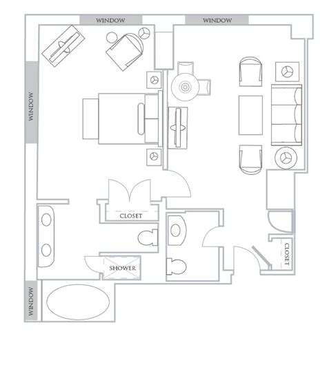 Hotel Suite Rooms Layouts