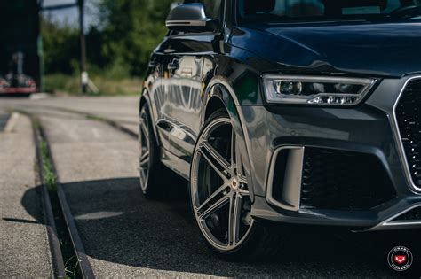 King of Convenience: Black Audi Q3 Quattro on Vossen Wheels | CARiD.com Gallery