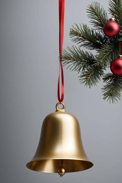 Premium AI Image | Bell Choir of Christmas A Festive Background Resonating with Holiday Cheer