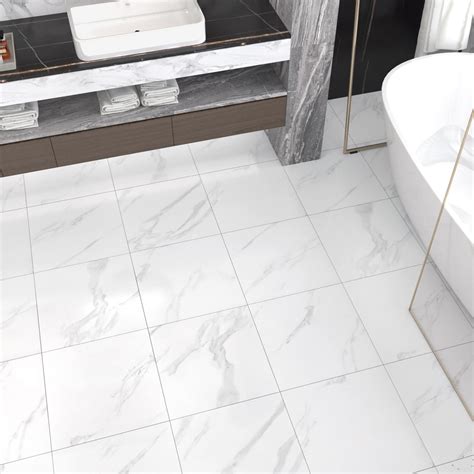 White Marble Bathroom Floor – Flooring Tips