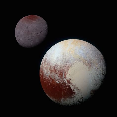 Charon and Pluto: Strikingly Different Worlds | NASA