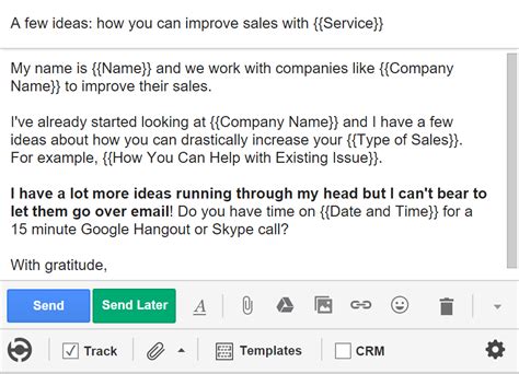 Cold Sales Email Templates