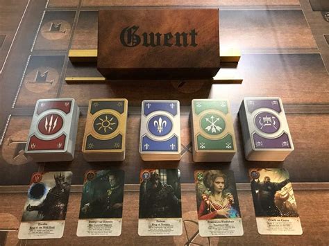 Gwent Card Collectible Full Set 5 Decks Total 482 Cards with Box Ideal Gift for Witcher Lovers ...