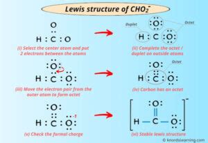 Lewis Structure of CHO2- (or HCO2-) (With 6 Simple Steps)