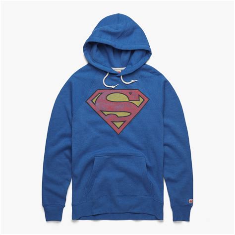 Superman Logo Hoodie | Retro DC Comic Movie Hoodie – HOMAGE