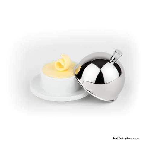 Porcelain butter dish with cover - Table accessories : Buffet Plus