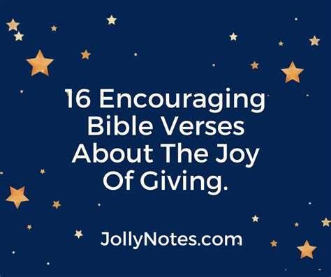 16 Encouraging Bible Verses About The Joy Of Giving – There Is Joy In Giving! – Daily Bible ...