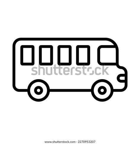 School Bus Icon Logo Design Vector Stock Vector (Royalty Free ...