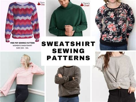 20+ Free Sweatshirt Sewing Patterns ⋆ Hello Sewing