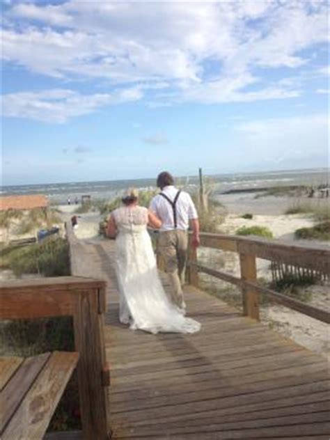 Savannah Beach Wedding on OneWed