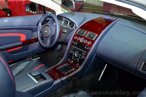 Aston Martin V12 Vantage S Roadster interior at the 2014 Paris Motor Show