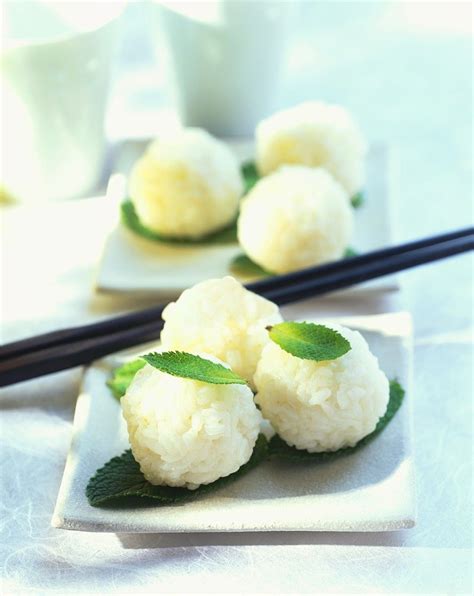 Sweet Sticky Rice Balls with Coconut Milk recipe | Eat Smarter USA