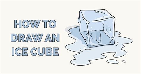 How to Draw an Ice Cube - Really Easy Drawing Tutorial