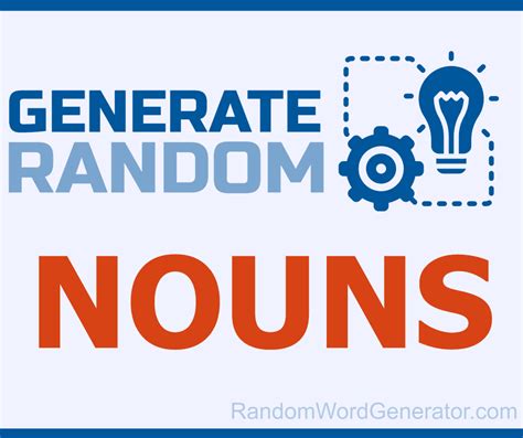 Random Noun Generator — 1000+ Random Nouns