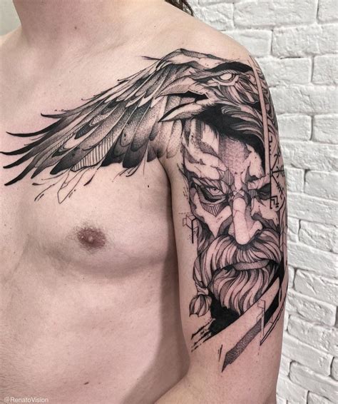 101 Amazing Odin Tattoo Ideas That Will Blow Your Mind! | Tatuagens viking, Tatuagem simbolo ...