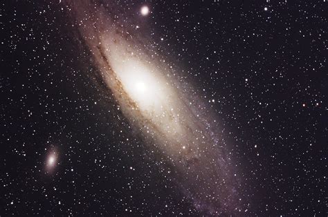 Andromeda Galaxy through a Telescope - Pics about space