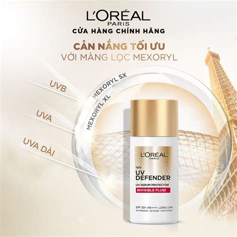 Kem Chống Nắng L’Oreal Paris X20 UV Defender Serum Invisible Fluid SPF+ 50++++ (50ml) – Bonita ...