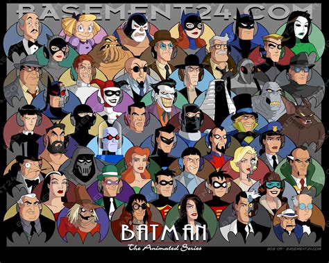 Batman the Animated Series Characters Design | Batman art, Batman ...