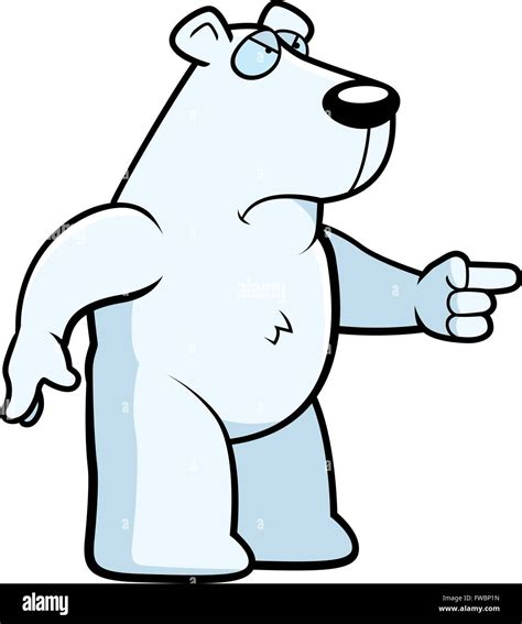 Angry Polar Bear Cartoon